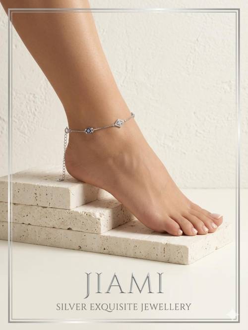 Azure Charm Anklet