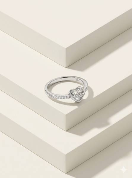 The Radiant Heart Promise Ring