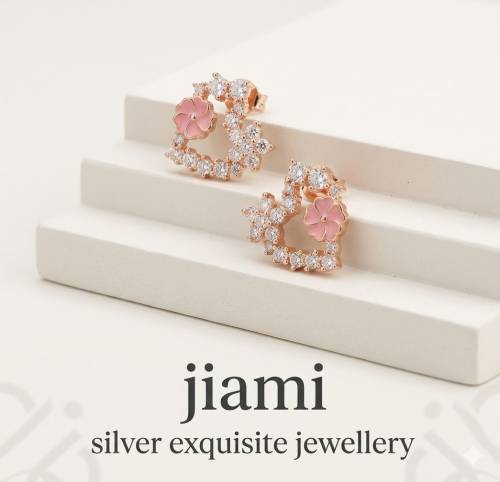 The Floral Heart Studs